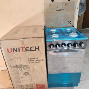 Silver 50*55 Unitech full gas freestanding JET autoignition cooker