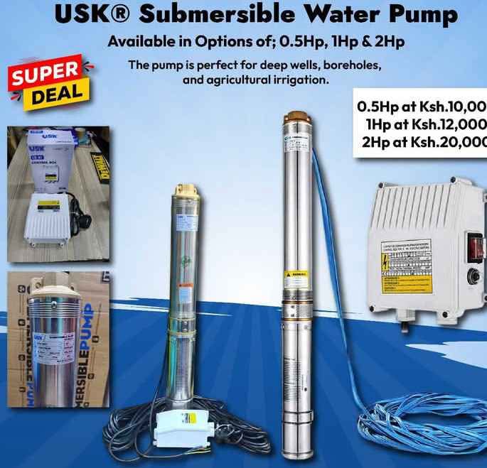 Heavy Duty 1HP Submersible Water Pump