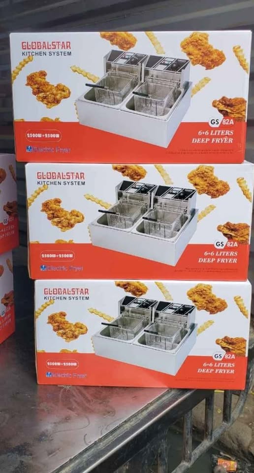 Commercial Globalstar Double Deep Fryer