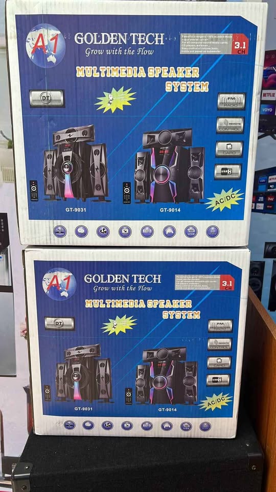 Goldentech 3.1 Channel Multimedia Speaker Woofer