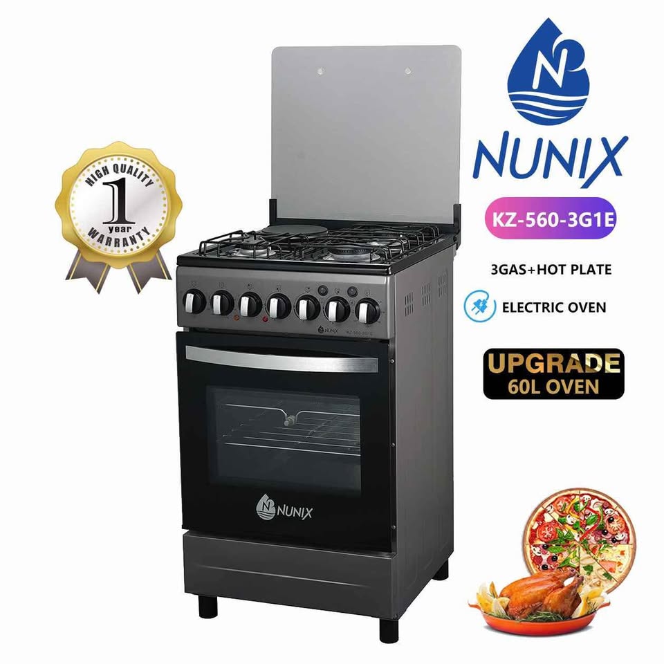 Nunix 50x55 3+1 Standing Cooker