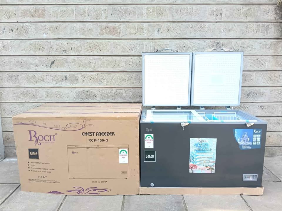 ROCH Chest Freezer RCF-130-G 95 Litres and RCF-180-G 140 Litres